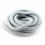 40 cm klimtouw rond 10 mm Zilver