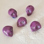 Lot 09 Howliet Getinte Schedels 18 mm