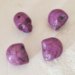 Kavel 10 Howliet Getinte Schedels 18 mm