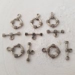 Knevelsluiting Rond Patroon Zilver N°03