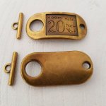 Knevelsluiting Motief Kamer Hotel Brons N°15