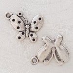 Vlinder bedel N°14 Zilver