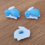 Kinderknoop met konijnenpatroon nr. 06