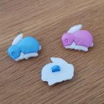 Knoop met konijnenontwerp voor kinderen Nr. 07