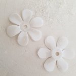 Synthetische bloem N°01 Wit