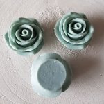 Synthetische bloem N°02-02 donkergrijs