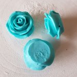 Synthetische bloem N°02-07 turkoois