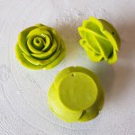 Synthetische bloem nr. 03-09 donkergroen
