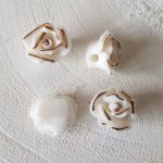 Bloemtegel 15 mm N°01-01 Wit 