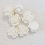 Synthetische bloem 09 mm N°01-03 Wit