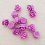 Synthetische bloem 09 mm N°01-18 Donkerpaars