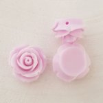 Synthetische bloem 20 mm N°01-23 Lichtpaars