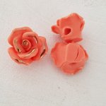 Fleur Faïence 15 mm N°01-05 Donkere zalm
