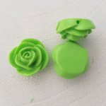 Synthetische bloem 20 mm N°01-24 Lichtgroen