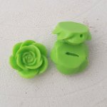 Synthetische bloem 17 mm N°04-24 Lichtgroen