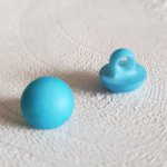 Fantasieknopen voor kinderen en baby's Halfbolpatroon N°04-01 Blauw
