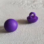 Fantasieknopen voor kinderen en baby's Halfbolpatroon N°04-08 Paars