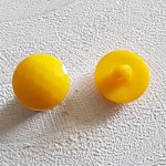 Fantasieknoopjes voor kinderen en baby's Plat facettenpatroon N°05-01 Geel 01