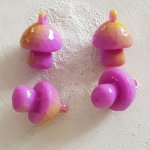 Hanger Paddestoel tweekleurig N°04