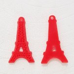 Rode hars Eiffeltoren hanger bedel