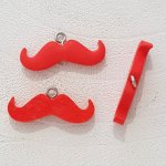 Hanger Moustache N°05 Rood