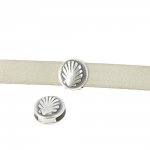 10 mm Zamak doorvoer N°28 Zilver