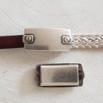 13 mm Zamak Passage N°20 Zilver