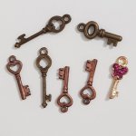 Sleutelhanger N°37 lot van 7 stuks