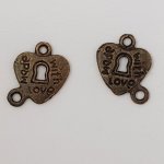 Bedel hangslot N°10 Koper