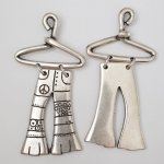 Broek Charm N°01 in Zamak
