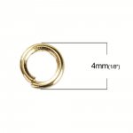 20 open verbindingsringen 04 mm goud