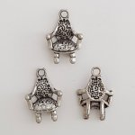 Troonstoel bedel N°03 Zilver