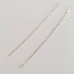 Bedel Bar 2 ringen N°01 Zilver 