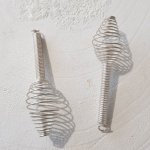 Spiraalvormige kegelbeker N°12 Zilver.