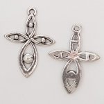 Bloem bedel Metaal N°028 Zilver