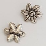 Bloem bedel Metaal N°083 Zilver