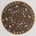Bloem Bedel Metaal N°100 Brons Gravure