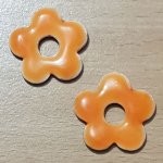 Bloem Metaal-Email 28 mm Oranje