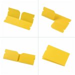 Plastic Opberg Clip Organiser Geel