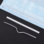 x 10 stuks Neusbrugstrip 10 cm N°02-02 Dubbele draad Neusbalk