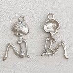 Kinderbedel N°50 Meisje Zilver