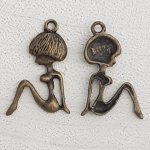 Kinderbedel N°50 Meisje Brons
