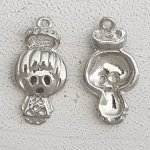 Kinderbedel N°54 Meisje Zilver
