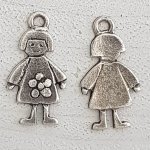 Kinderbedel N°55 Meisje Zilver