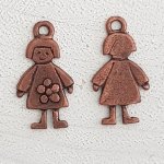 Bedel Kind N°55 Meisje Brons