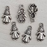 Kinderbedel N°58 Meisje Zilver