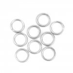 10 Open verbindingsringen 11 mm roestvrij