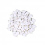 Elastische band met witte rubberen hartgesp N°04 x 10 stuks