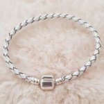 Europese Clip Armband Gewoon 01 VAN 15 TOT 23 CM Wit