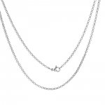 Halsband N°04-02 in roestvrij stalen gaas Jaseron van 51 cm